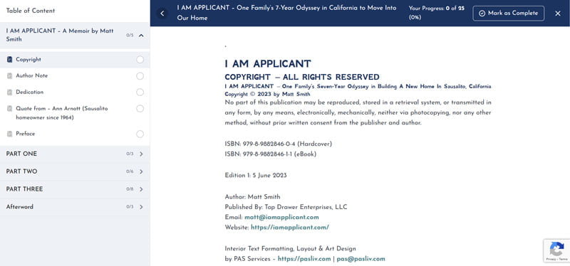 Your I AM APPLICANT eBook will open