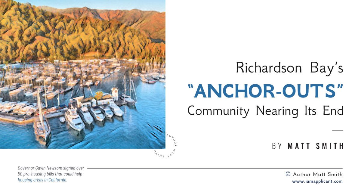 Richardson Bay’s “Anchor-Outs” Community Nearing Its End